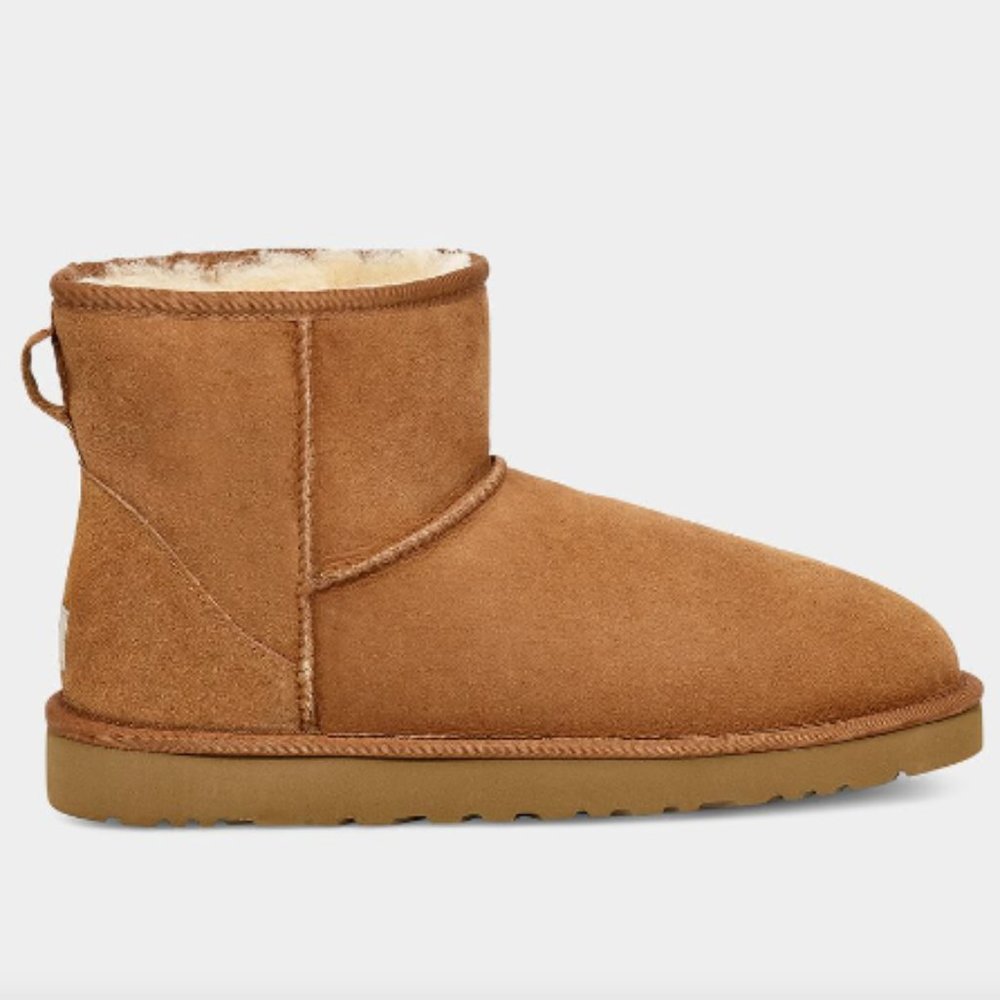 Never Worn Classic Mini Ugg Boot Chestnut - Size 8